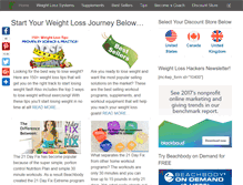 Tablet Screenshot of onesteptoweightloss.com